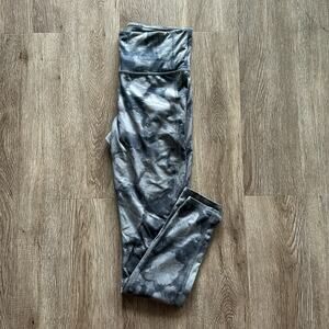 Athleta Silver Bells High Rise Chaturanga Floral Tight Leggings Size Small